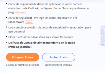 Representación para cada producto del tutorial